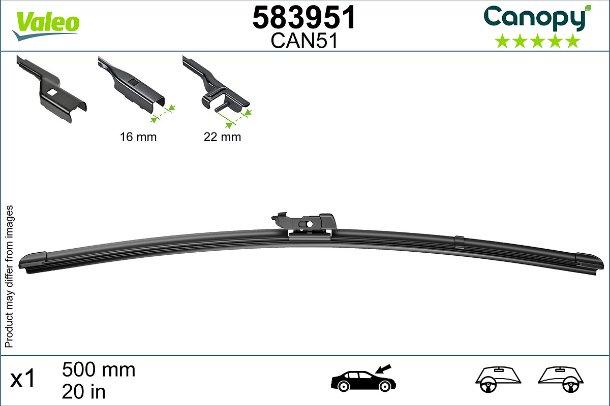 Lamela stergator VALEO 583951